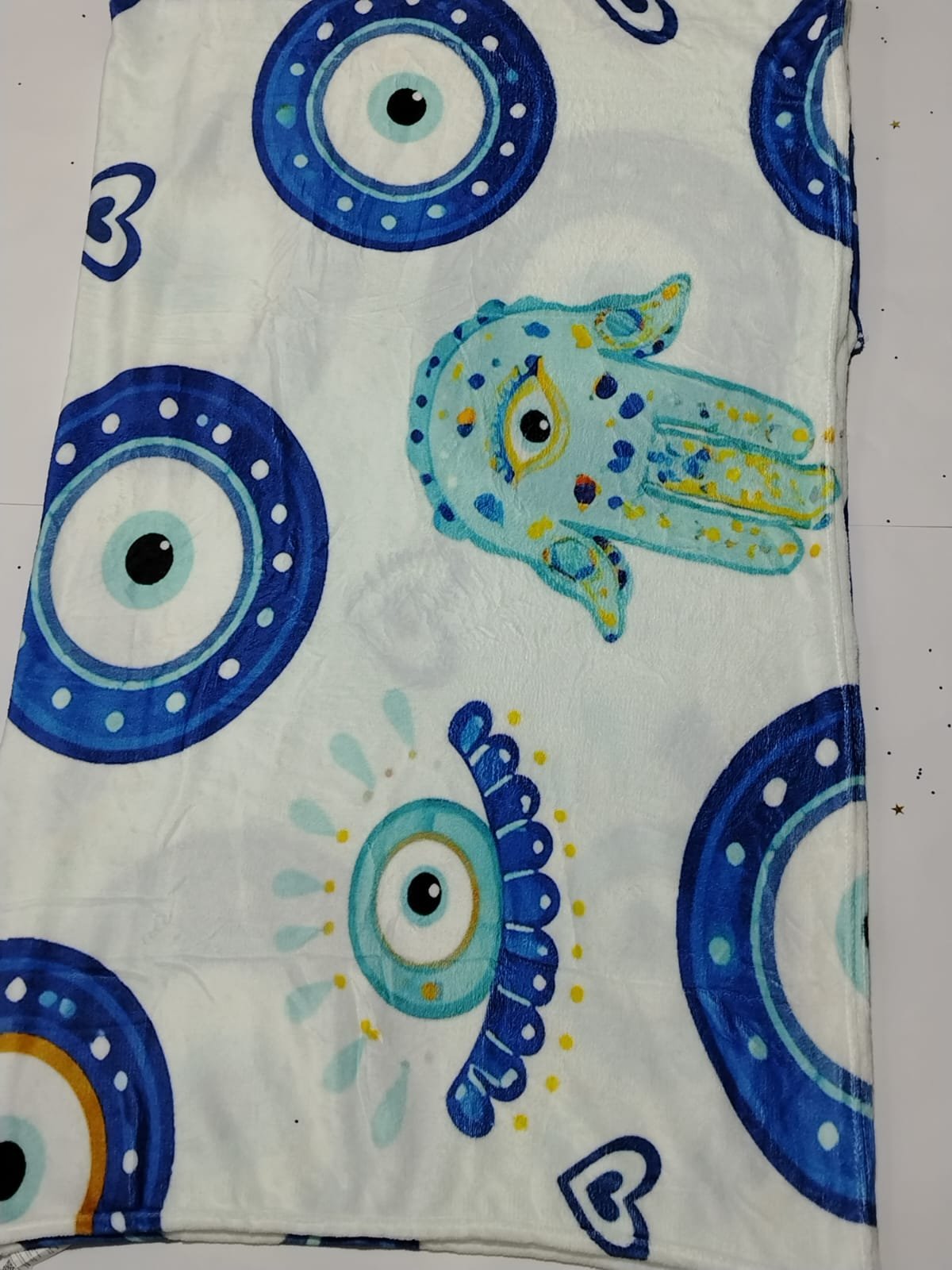 Manta pequeña combinacion del ojo turco