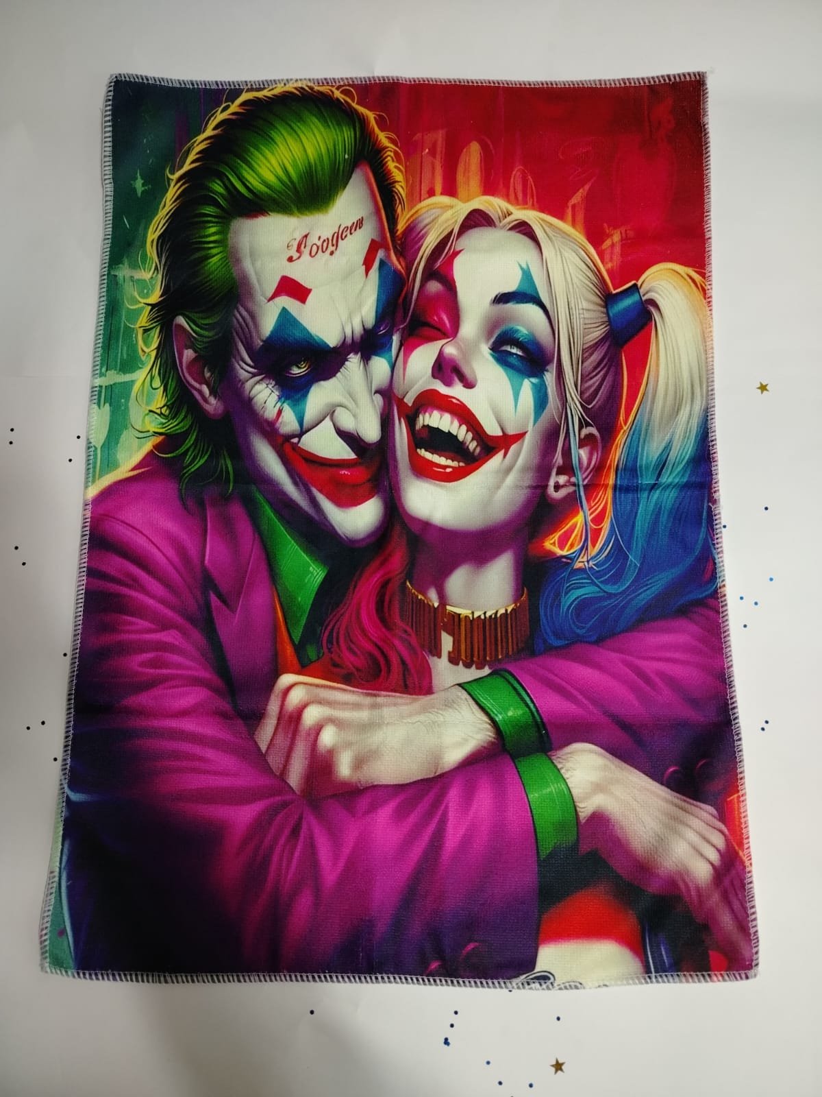 Toalla de viaje de Jocker y Haley Queen